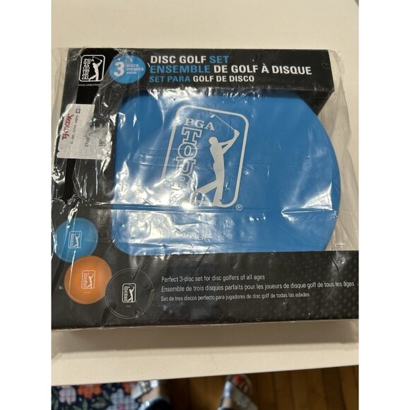 New PGA Tour 3 Disc Golf Starter Set - Driver, Mid-Range & Putter Frisbee - Picture 7 of 7